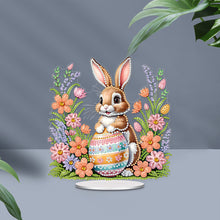 Load image into Gallery viewer, Acrylic Easter Egg Bunny Table Top Diamond Painting Ornament Kits for Beginners
