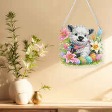 Load image into Gallery viewer, Easter Egg Sheep Diamond Art Hanging Pendant Acrylic Diamond Painting Home Decor
