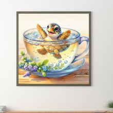 Load image into Gallery viewer, Diamond Painting - Full Round - Water cup turtle (30*30CM)
