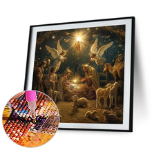 Load image into Gallery viewer, Diamond Painting - Full Round - Child born in blessing (40*40CM)
