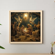 Load image into Gallery viewer, Diamond Painting - Full Round - Child born in blessing (40*40CM)
