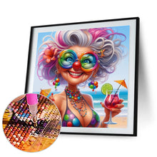 Load image into Gallery viewer, Diamond Painting - Full Round - Beach granny (40*40CM)
