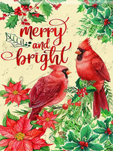 Load image into Gallery viewer, Diamond Painting - Full Round - Christmas cardinal (30*40CM)
