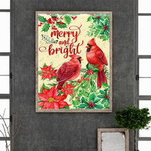 Load image into Gallery viewer, Diamond Painting - Full Round - Christmas cardinal (30*40CM)
