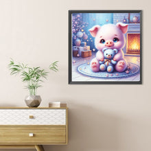 Load image into Gallery viewer, Diamond Painting - Full Round - Pig and bear (30*30CM)
