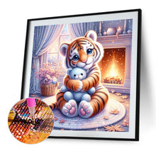 Load image into Gallery viewer, Diamond Painting - Full Round - Tiger and bear (30*30CM)
