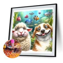 Load image into Gallery viewer, Diamond Painting - Full Round - Funny Aries dog (40*40CM)
