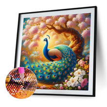Load image into Gallery viewer, Diamond Painting - Full Round - Flower tree peacock (40*40CM)
