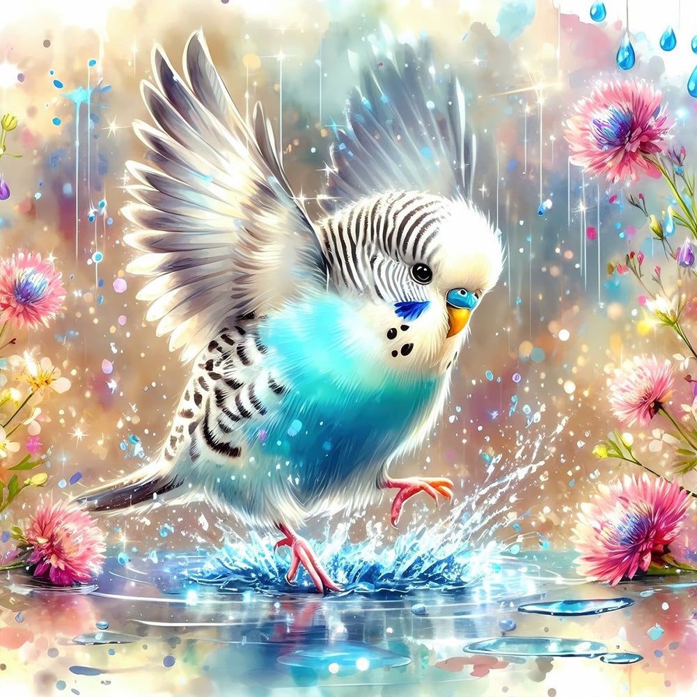 Diamond Painting - Full Round - Playing parrot (40*40CM)