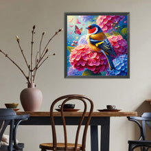 Load image into Gallery viewer, Diamond Painting - Full Round - Hydrangea bird bird (40*40CM)
