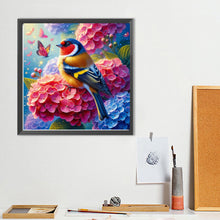 Load image into Gallery viewer, Diamond Painting - Full Round - Hydrangea bird bird (40*40CM)
