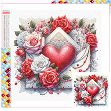 Load image into Gallery viewer, Diamond Painting - Full Square - Valentine&#39;s Day - Handmade love gift (30*30CM)
