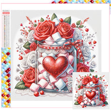 Load image into Gallery viewer, Diamond Painting - Full Square - Valentine&#39;s Day - Handmade love gift (30*30CM)
