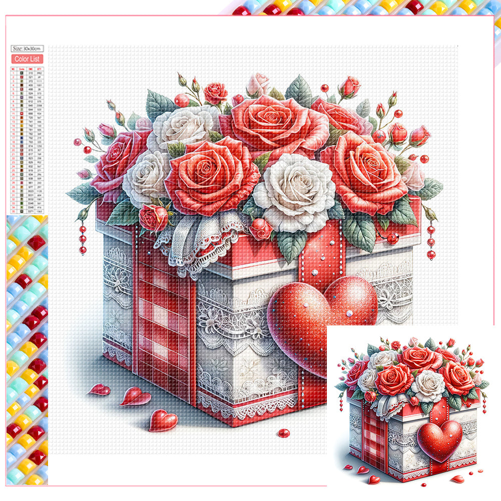 Diamond Painting - Full Square - Valentine's Day - Handmade love gift (30*30CM)