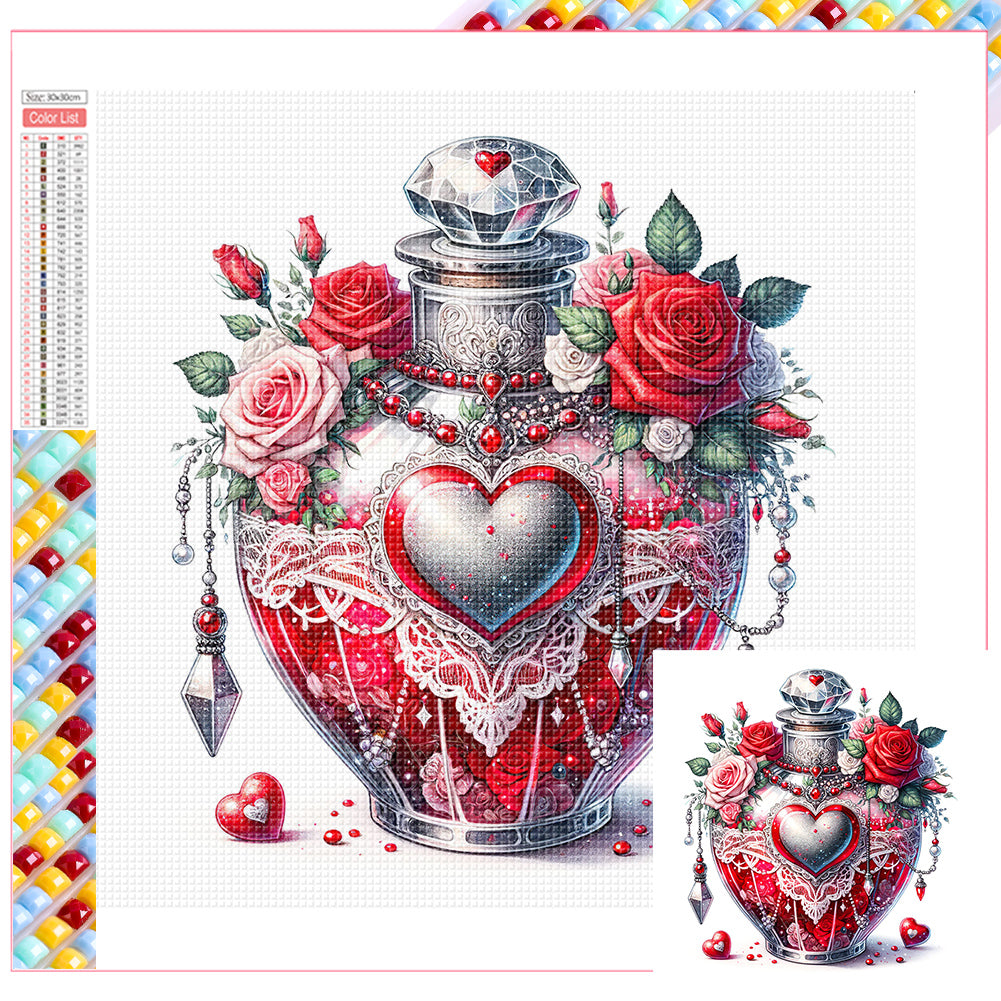 Diamond Painting - Full Square - Valentine's Day - Handmade love gift (30*30CM)