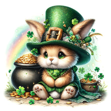 Load image into Gallery viewer, Diamond Painting - Full Square - Lucky green rabbit (30*30CM)
