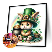 Load image into Gallery viewer, Diamond Painting - Full Square - Lucky green rabbit (30*30CM)
