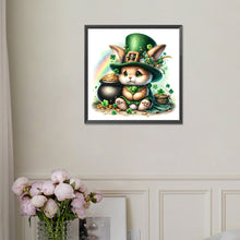 Load image into Gallery viewer, Diamond Painting - Full Square - Lucky green rabbit (30*30CM)
