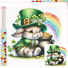 Load image into Gallery viewer, Diamond Painting - Full Square - Lucky green rabbit (30*30CM)
