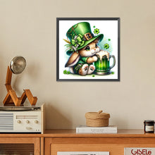Load image into Gallery viewer, Diamond Painting - Full Square - Lucky green rabbit (30*30CM)
