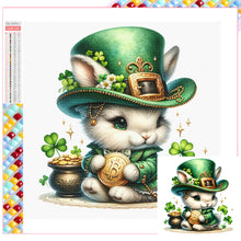 Load image into Gallery viewer, Diamond Painting - Full Square - Lucky green rabbit (30*30CM)
