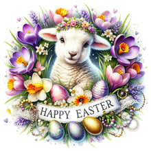 Load image into Gallery viewer, Diamond Painting - Full Square - Easter wreath - Spring blessing (40*40CM)
