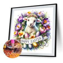 Load image into Gallery viewer, Diamond Painting - Full Square - Easter wreath - Spring blessing (40*40CM)
