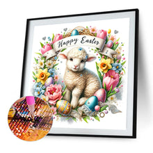 Load image into Gallery viewer, Diamond Painting - Full Square - Easter wreath - Spring blessing (40*40CM)
