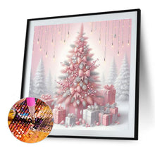 Load image into Gallery viewer, Diamond Painting - Full Round - Pink Christmas tree (30*30CM)
