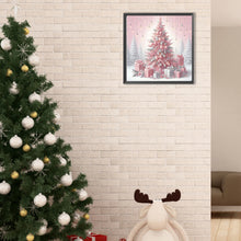 Load image into Gallery viewer, Diamond Painting - Full Round - Pink Christmas tree (30*30CM)
