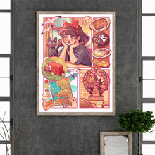 Load image into Gallery viewer, Diamond Painting - Full Round - Anime Kiki&#39;s Delivery Service (30*40CM)
