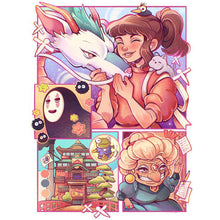 Load image into Gallery viewer, Diamond Painting - Full Round - Anime Spirited Away (30*40CM)
