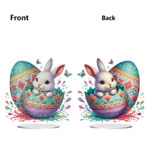 Load image into Gallery viewer, Acrylic Special Shaped Easter Egg Bunny 5D DIY Diamond Art Tabletop Decorations
