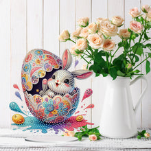 Load image into Gallery viewer, Acrylic Special Shaped Easter Egg Bunny 5D DIY Diamond Art Tabletop Decorations
