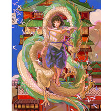 Load image into Gallery viewer, Diamond Painting - Full Round - Spirited Away Anime with Chihiro (40*50CM)
