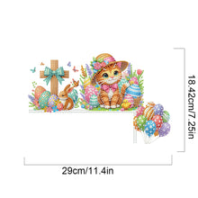 Load image into Gallery viewer, Happy Easter 5D DIY Diamond Painting Door Corner Sign for Door Wall Decor
