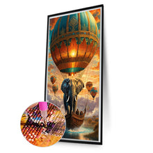 Load image into Gallery viewer, Diamond Painting - Full Round - Elephant Hot Air Balloon (40*70CM)
