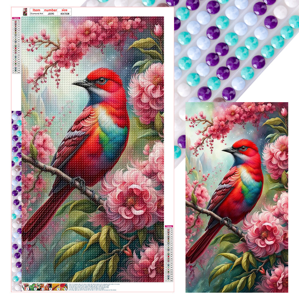 Diamond Painting - Full Round - Flowers and Birds (40*70CM)