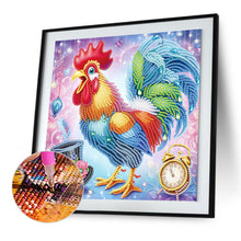 Load image into Gallery viewer, Diamond Painting - Partial Special Shaped - Cute Rooster (30*30CM)

