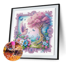 Load image into Gallery viewer, Diamond Painting - Partial Special Shaped - Purple Bird (30*30CM)
