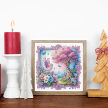 Load image into Gallery viewer, Diamond Painting - Partial Special Shaped - Purple Bird (30*30CM)
