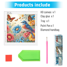 Load image into Gallery viewer, Diamond Painting - Partial Special Shaped - Blue Bird (30*30CM)
