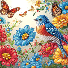 Load image into Gallery viewer, Diamond Painting - Partial Special Shaped - Blue Bird (30*30CM)
