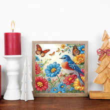 Load image into Gallery viewer, Diamond Painting - Partial Special Shaped - Blue Bird (30*30CM)
