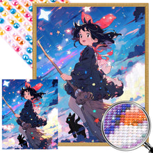 Load image into Gallery viewer, AB Diamond Painting - Full Round - Kiki&#39;s Delivery Service (40*50CM)
