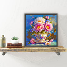 Load image into Gallery viewer, Diamond Painting - Full Round - Porcelain Cup Flower (30*30CM)
