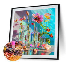 Load image into Gallery viewer, Diamond Painting - Full Round - Simple Shell Geometric Flower (30*30CM)
