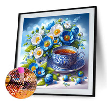 Load image into Gallery viewer, Diamond Painting - Full Round - Blue and White Porcelain Cup (30*30CM)
