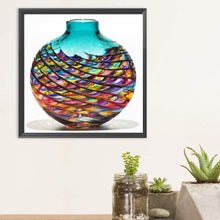 Load image into Gallery viewer, Diamond Painting - Full Round - Fish Scale Vase (30*30CM)
