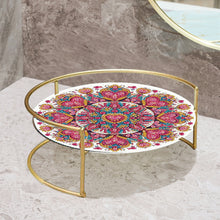 Load image into Gallery viewer, Acrylic Color Pattern 5D DIY Diamond Painting Serving Tray for Desk Coffee Table
